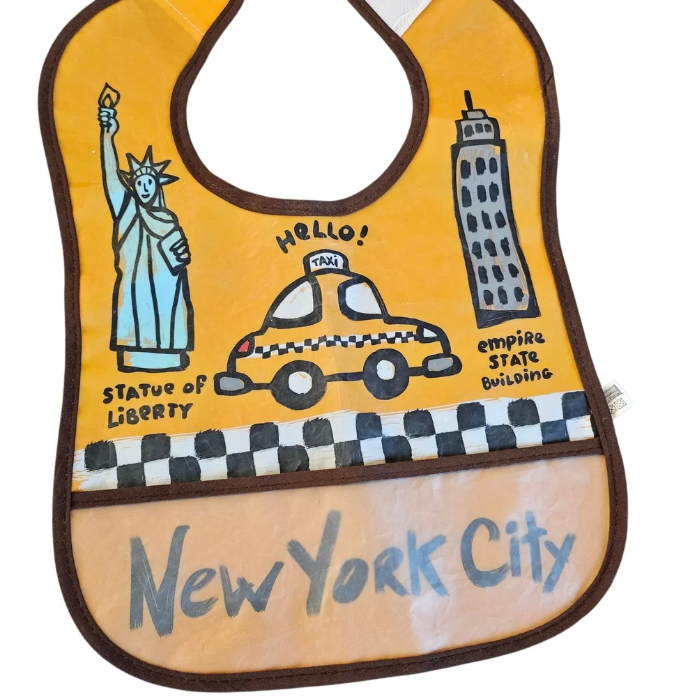 Bumkins Superbib Lot Mario Brothers Dr Suess NYC Waterproof‎ Baby Boy Bibs